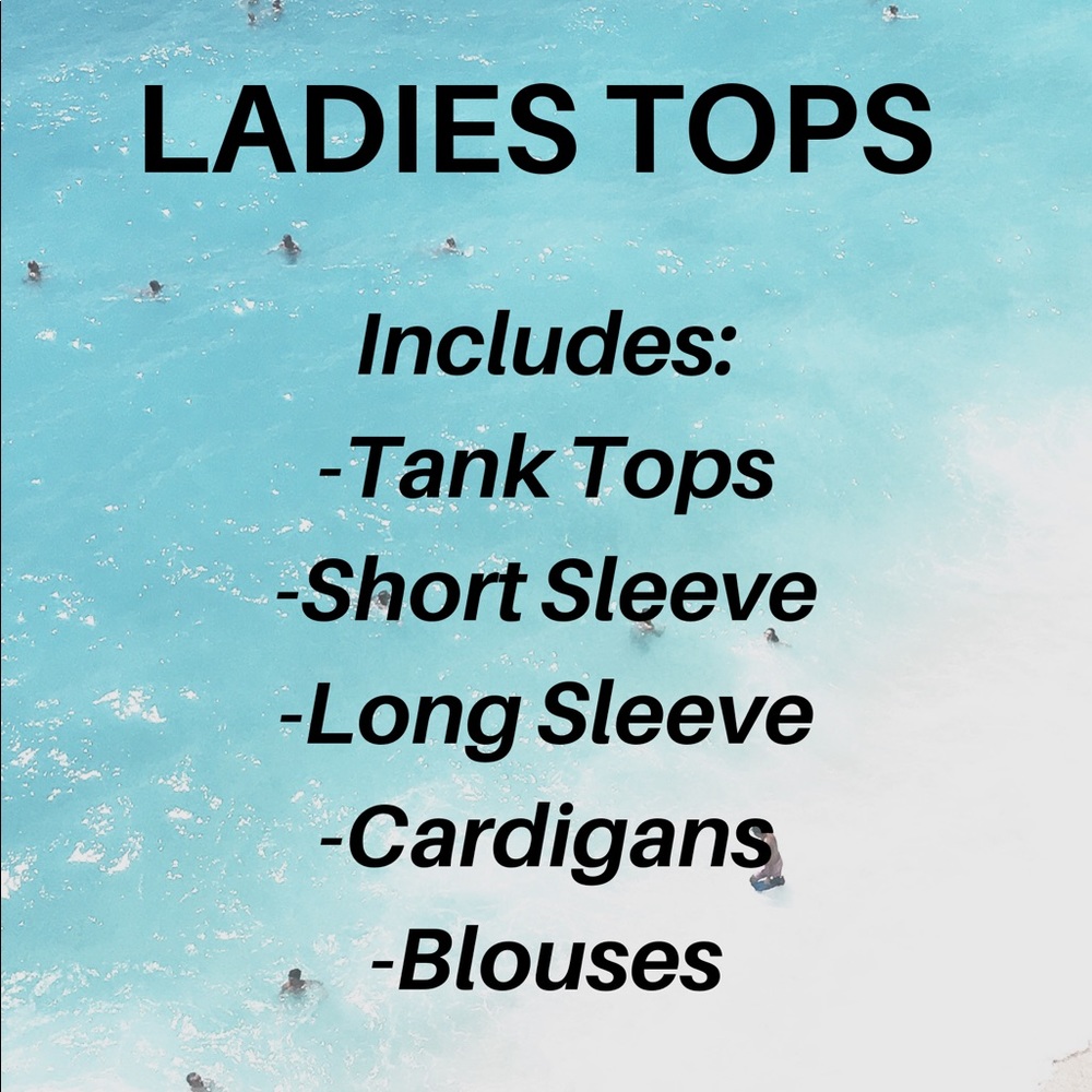 CATEGORY: LADIES TOPS